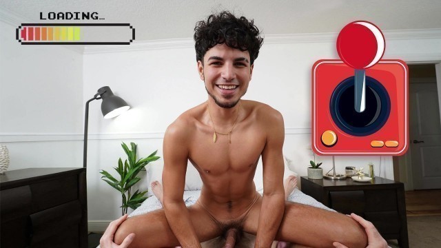 GUYSELECTOR - He Wants To Try Your VR Set, Will You Let Him? Will You Also Grab His Cock And Help Him Stroke?