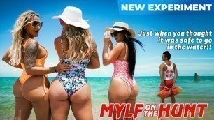 Real Hotwifes Seduce A Muscular Lifeguard - MYLF