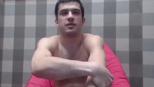 Russian Hunk Zeonn with Nice Foreskin Shoots on his Belly - Chaturbate