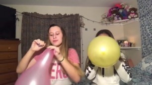 Blowing up a Balloon Race.