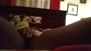 Slut Playin Wit her Wet Pussy