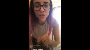 Giulia Penna Balla in Live Su Instagram