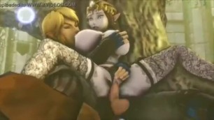 Legend of Zelda - Link Cums to Save her
