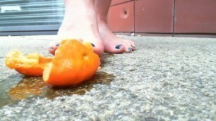 English Feet Crush Orange.