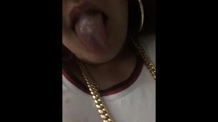 White/Puerto Rican Girl Anal Fucks herself while Home alone