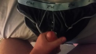 Stroking and Cum Load on my Briefs, Msgme for Orders