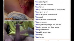 Omegle Girl wants me to Record and Cum to my Indian Dick