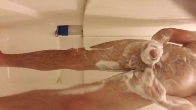 Hot Cumshot Im the Shower
