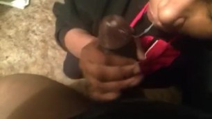 Quick Blow Job at her Aunt House