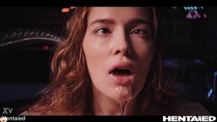 Real Life Hentai - Jia Lissa brain fucked and creampied by aliens